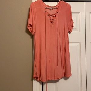 Umgee lace up tee